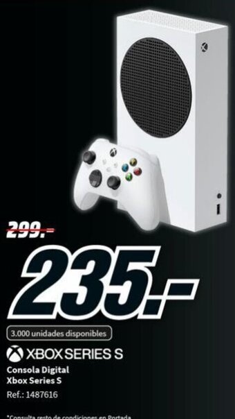 MediaMarkt Consola Digital Xbox Series S oferta