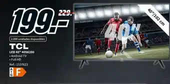 MediaMarkt TCL LED 40" 4056200 oferta