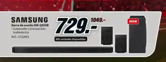 MediaMarkt Barra de Sonido HW-Q930B oferta