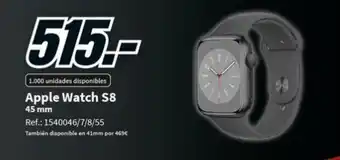 MediaMarkt Apple Watch S8 45mm oferta