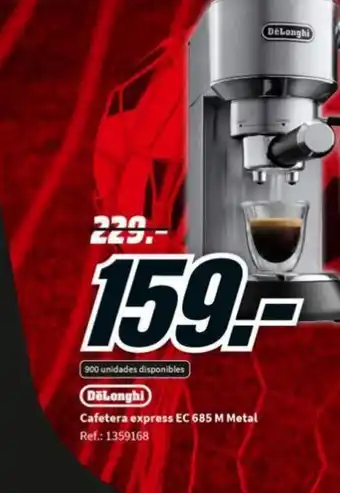 MediaMarkt Cafetera Express EC 685 M Metal oferta