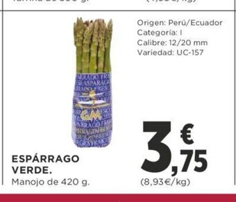Supercor Espárrago Verde oferta