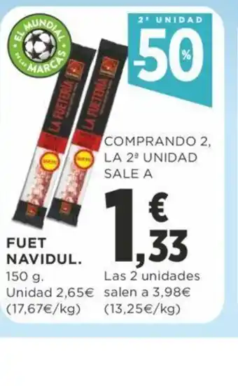 Supercor Fuet Navidul oferta