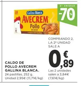 Supercor Caldo de Pollo Avecrem Gallina Blanca oferta