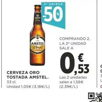 Supercor Cerveza Oro Tostada Amstel oferta