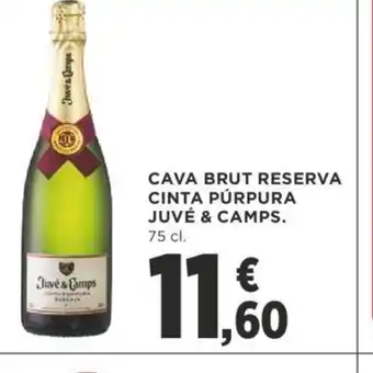 Supercor Cava Brut Reserva Cinta Purpura Juve & Camps 75cl oferta