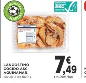 Supercor Langostino Cocido ASC Aguinamar oferta