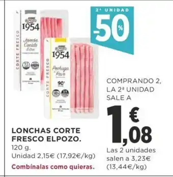 Supercor Lonchas Corte Fresco Elpozo oferta