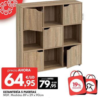 BricoCentro Estantería 3 puertas oferta
