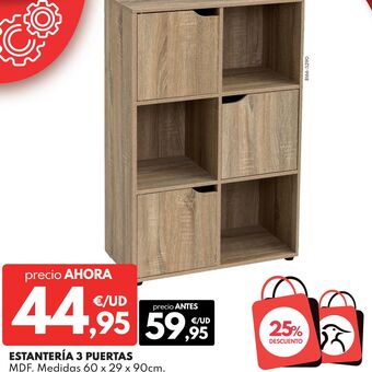 BricoCentro Estantería 3 puertas oferta