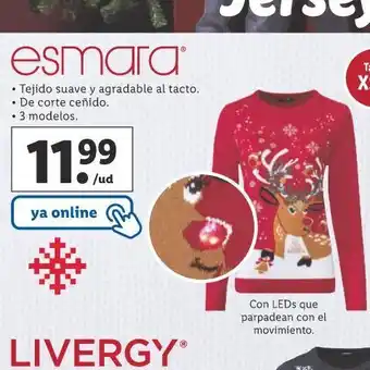 Lidl Tejido suave navideño oferta