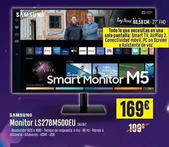 Beep Samsung monitor ls27bm500euu oferta
