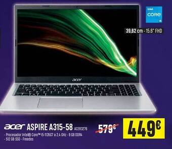 Beep Acer aspire a315-58 oferta
