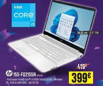 Beep Hp 15s-fq2155n oferta