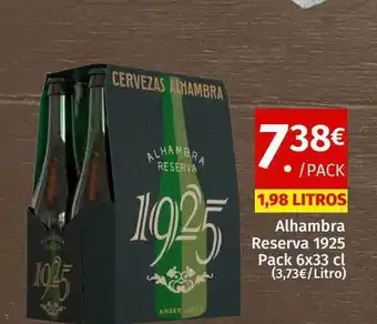 Maskom Supermercados Alhambra reserva 1925 pack 6 oferta