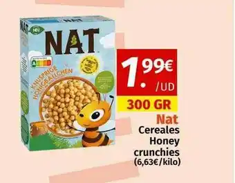 Maskom Supermercados Nat cereales honey crunchies oferta