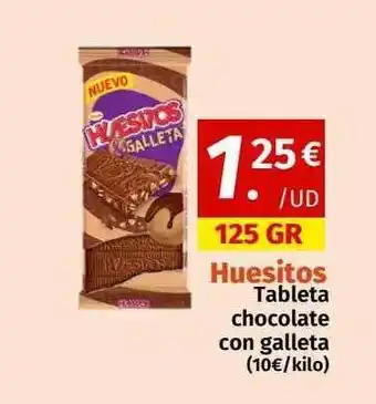 Maskom Supermercados Huesitos tableta chocolate con galleta oferta