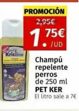 Maskom Supermercados Champú repelente perros de pet ker oferta