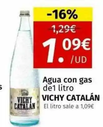 Maskom Supermercados Agua con gas de vichy catalán oferta