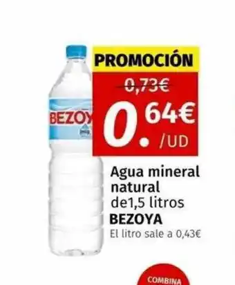 Maskom Supermercados Agua mineral natural de bezoya oferta