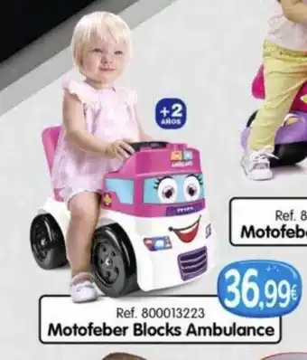 Juguetilandia Motofeber blocks ambulance oferta