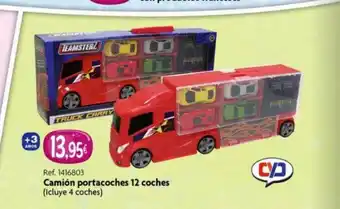 Juguetilandia Camión portacoches 12 coches oferta
