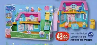 Juguetilandia La casita de juegos de peppa oferta