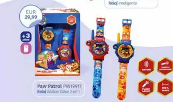 Juguetilandia Paw patrol pw19911 reloj walkie talkie 2 en 1 oferta