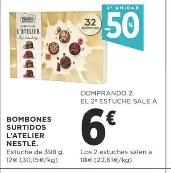 Supercor Bombones Surtidos l'Atelier Nestle oferta