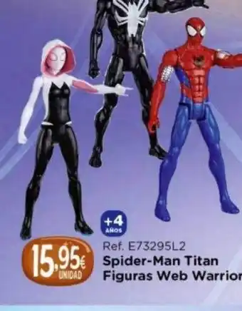 Juguetilandia Spider-man titan figuras web warrior oferta