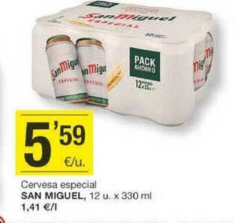 BonpreuEsclat Cervesa especial san miguel oferta