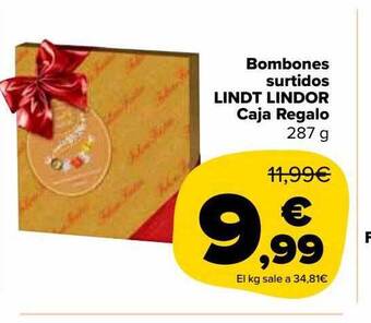 Carrefour Market Bombones surtidos lindt lindor caja regalo oferta