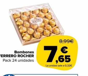 Carrefour Market Bombones ferrero rocher pack 24 oferta