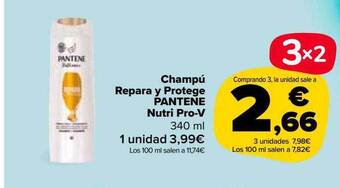 Carrefour Market Champú repara y protege pantene nutri pro-v oferta