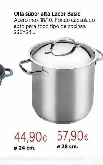 Cadena88 Olla súper alta lacor basic oferta