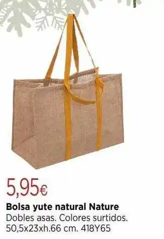 Cadena88 Bolsa yute natural nature oferta