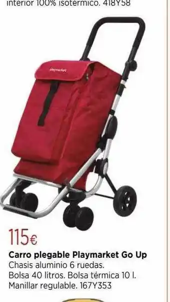 Cadena88 Carro plegable playmarket go up oferta