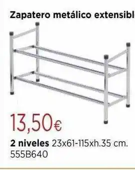 Cadena88 Zapatero metálico extensible oferta