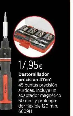 Cadena88 Destornillador precisión 47en1 oferta