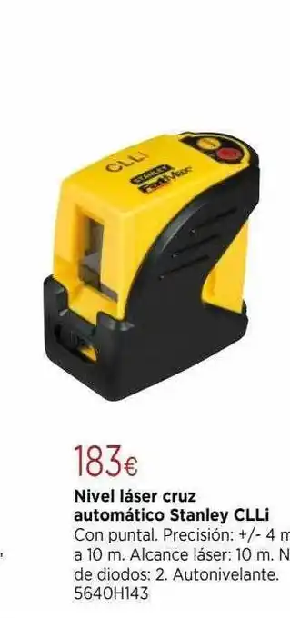 Cadena88 Nivel láser cruz automático stanley clli oferta