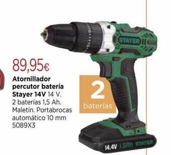Cadena88 Atornillador percutor batería stayer 14v oferta