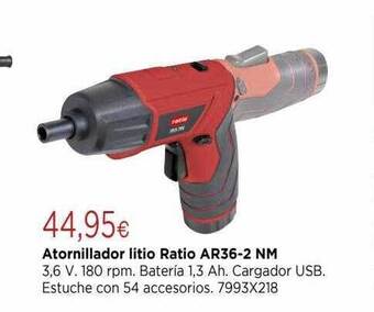 Cadena88 Atornillador litio ratio ar36-2 nm oferta