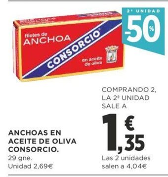Supercor Anchoas En Aceite de Oliva Consorcio oferta