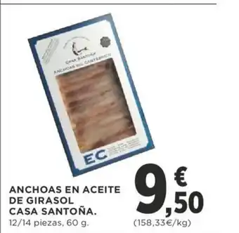 Supercor Anchoas En Aceite de Girasol Casa Santona oferta