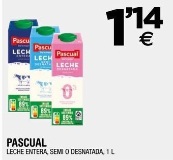 BM Supermercados Leche entera pascual oferta