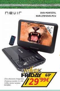 Dynos Informática Dvd portátil nevir oferta
