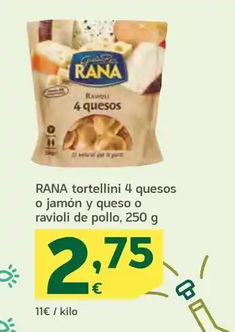 HiperDino Pasta fresca rana oferta