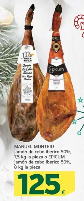 HiperDino Jamón ibérico de cebo oferta