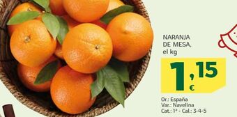 HiperDino Naranjas de mesa oferta