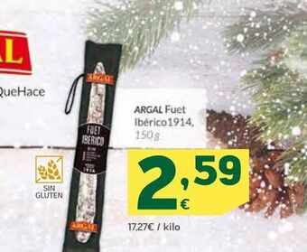 HiperDino Fuet argal oferta